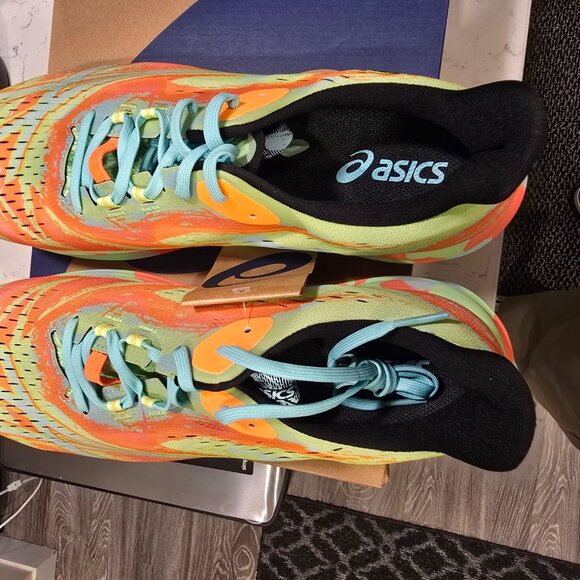 Asics Noosa Tri 15 Lime Burst Illuminate Running Shoe 1011B609-301 Mens 13 NEW - Picture 8 of 16